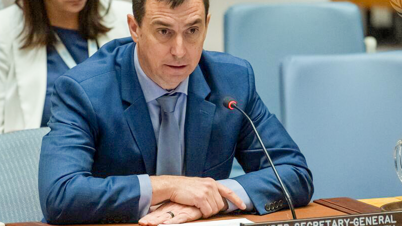 Gilles Michaud, under-secretary-general for safety and security, canceled planned meetings in Israel. (Credit: UN Photo / Manuel Elías)