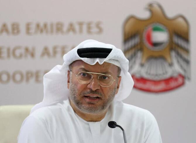 UAE diplomat Anwar Gargash said the world was watching Trump's visit to China and what it may mean for the Middle East conflict. (AFP/File)