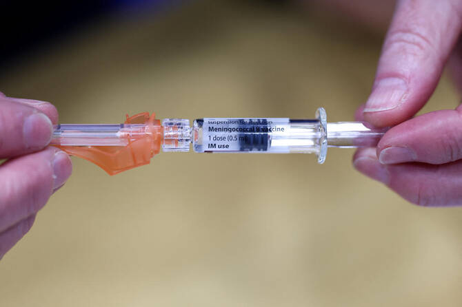 A student in southern England has died after contracting suspected meningitis, health authorities said on Thursday, adding that two other young people were being treated following related cases. (Reuters/File)
