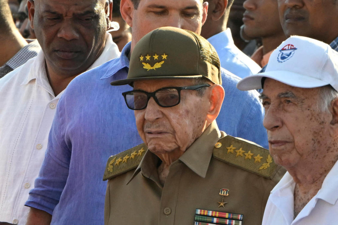Cuba's former President Raul Castro attends a May Day parade, in Havana, Cuba, this month. (Reuters/File)