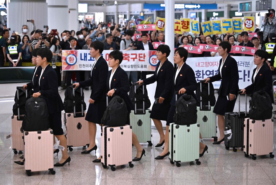 North Korean women’s football club arrives in South amid strained ties