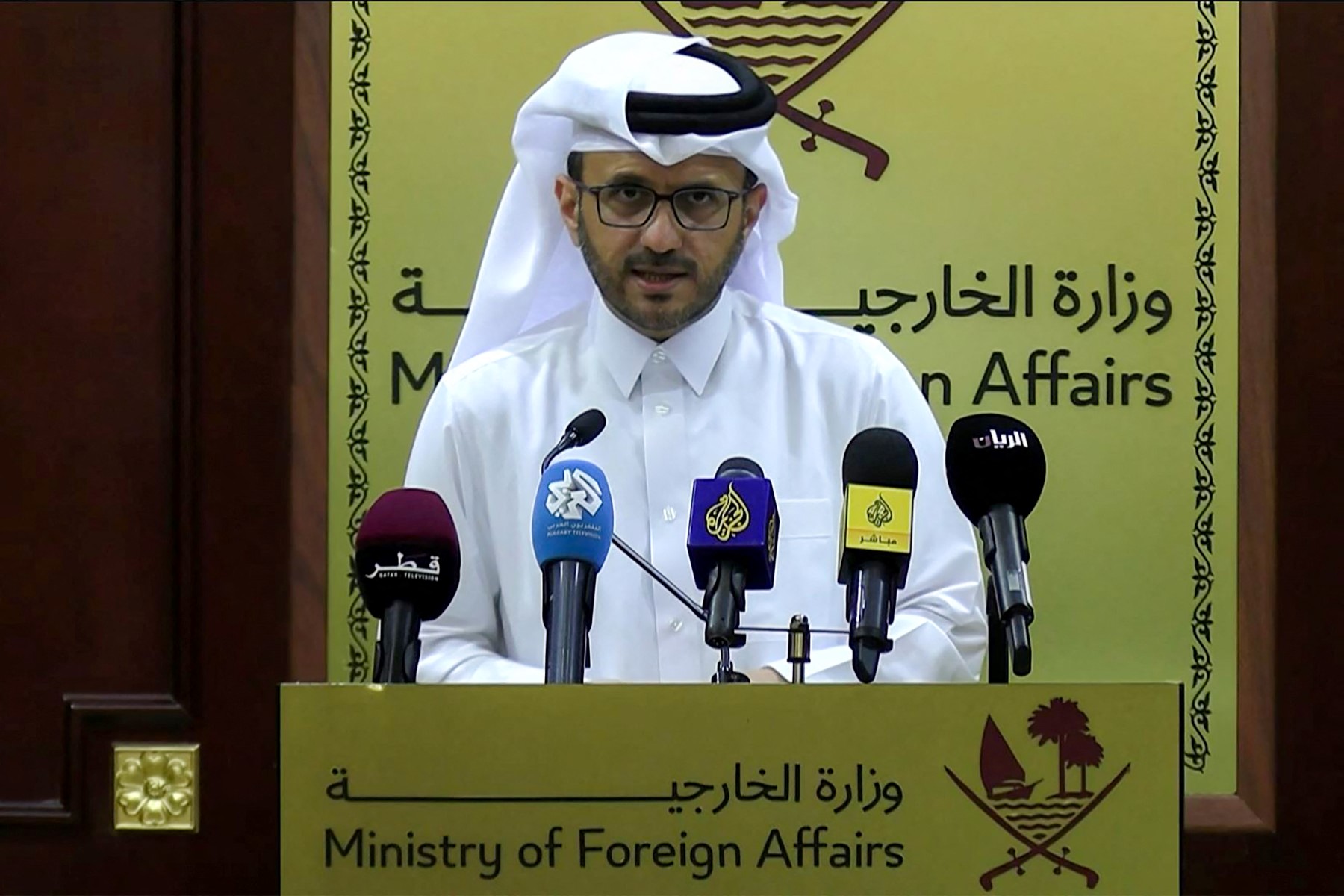 Qatari foreign ministry spokesman Majed Al-Ansari said at a press conference. (AFP)