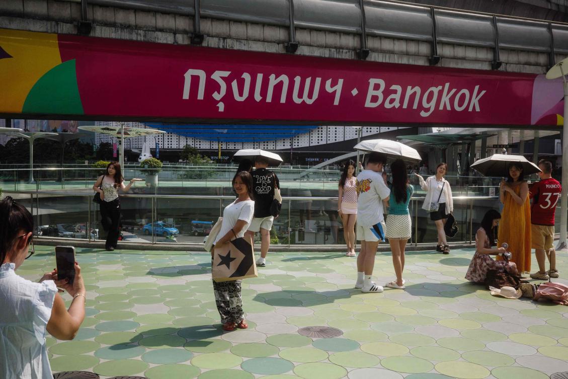 Tourism accounts for more than 10 percent of Thailand’s GDP, although visitor numbers remain below pre-pandemic levels. (AFP)
