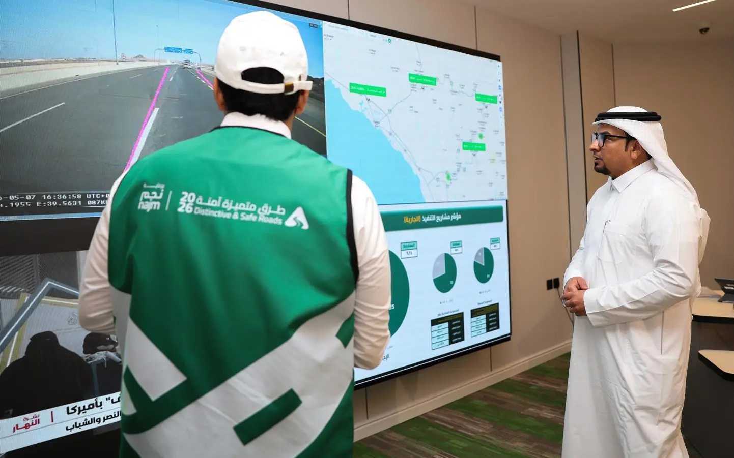 The Roads General Authority affirmed its continued field and operational readiness to improve traffic efficiency across the road network leading to the holy city. (SPA)