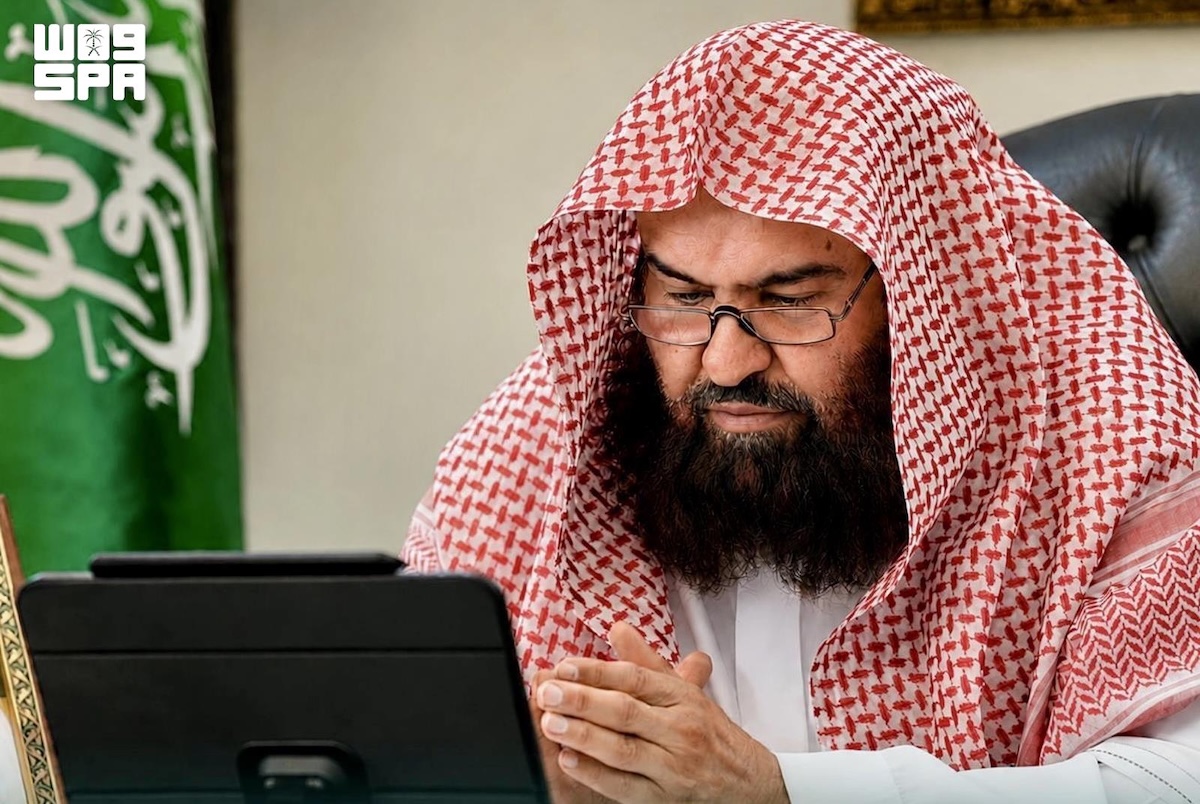 Sheikh Abdulrahman Al-Sudais said the initiative reflects Saudi Arabia’s commitment to serving Islam and Muslims. (SPA)