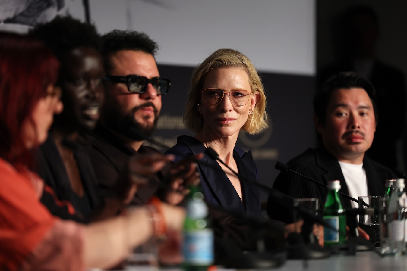 Cate Blanchett returned to the Cannes Film Festival this week to unveil the second cohort of filmmakers selected for the Displacement Film Fund, a global initiative supporting stories shaped by migration, exile and forced displacement. (Getty Images)