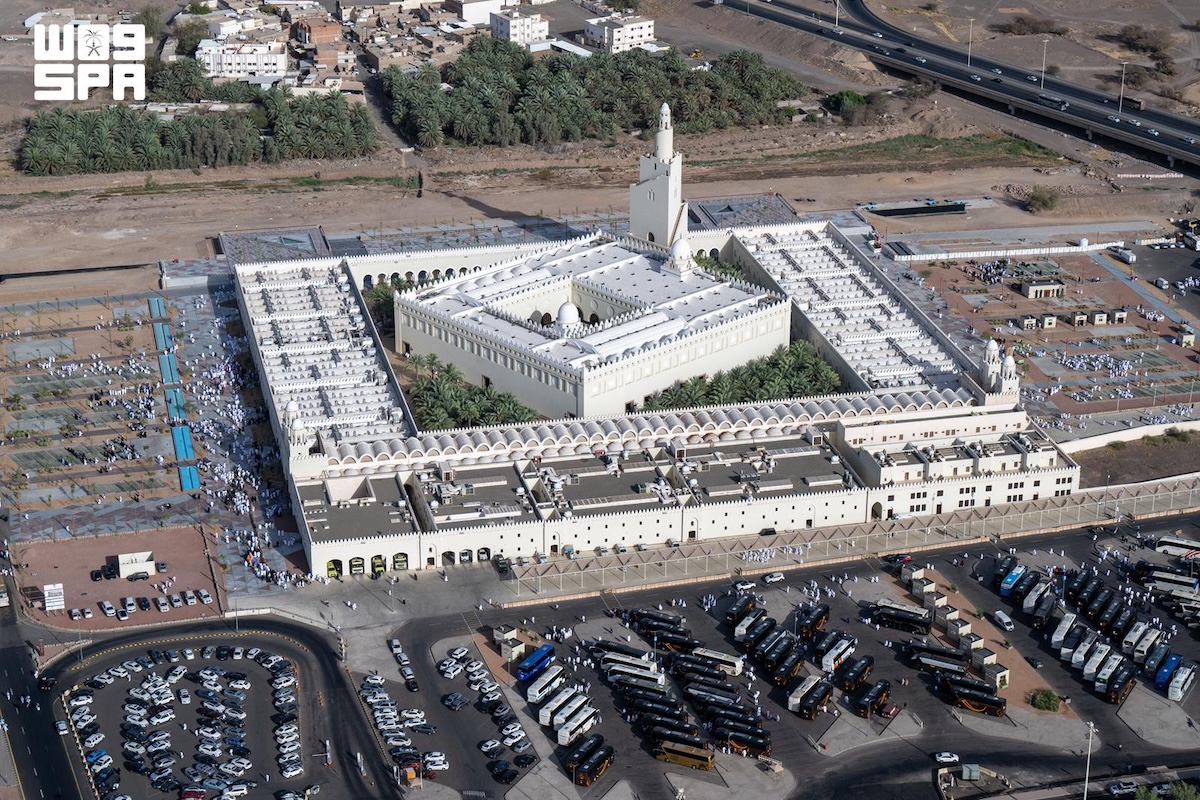 Following Friday prayers, the site experienced a sharp increase in bus arrivals. (SPA)