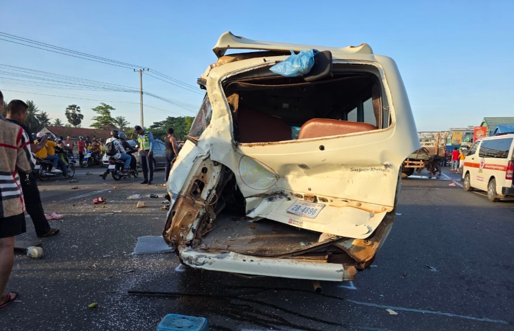 Two traffic accidents in Cambodia kill 14 garment factory workers and injure 93 others