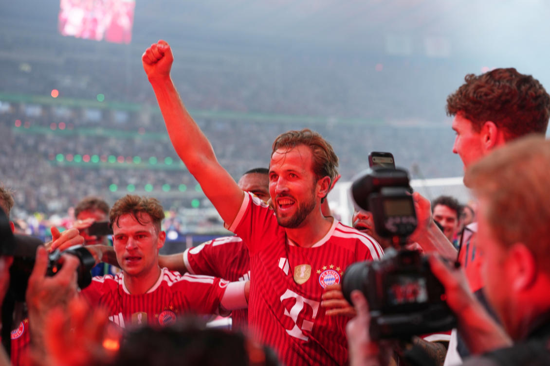 Kane hat-trick hands Bayern German Cup victory and domestic double