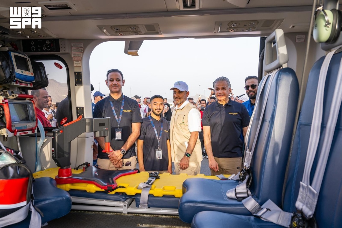 The Health Holding Co. presented advanced systems for ambulance fleet and medical triage management. (SPA)