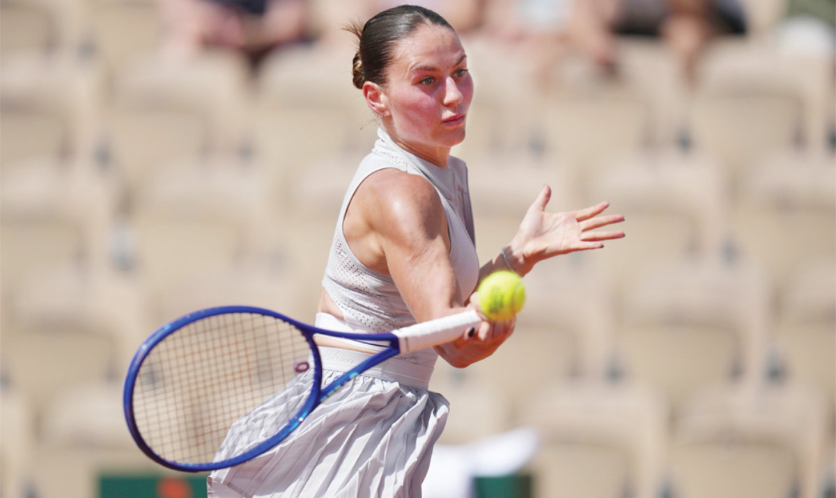 Tearful Kostyuk reaches French Open 2nd round