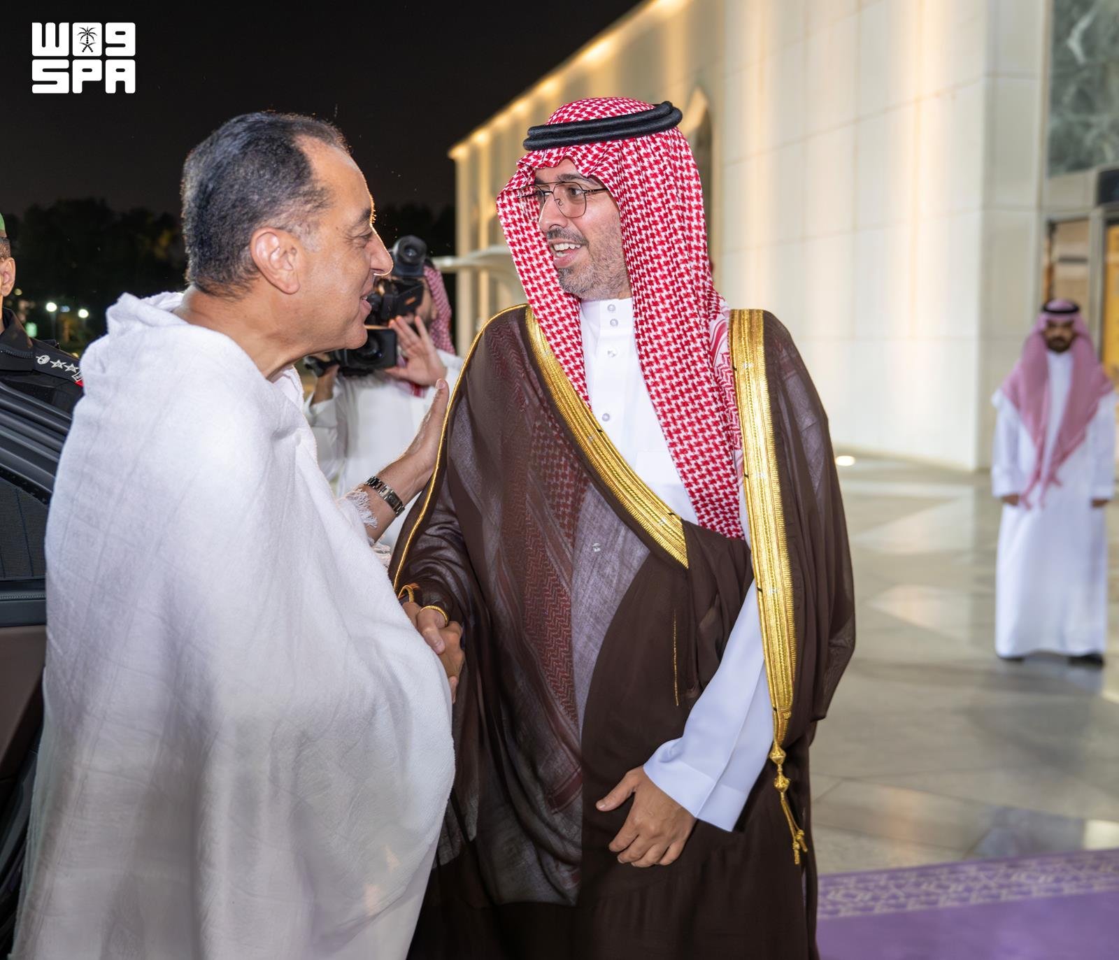Egyptian Prime Minister Mostafa Madbouly arrived in the Kingdom to perform Hajj on Monday. (SPA)