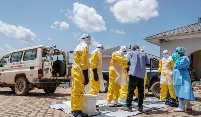 Thailand imposed on Tuesday a 21-day quarantine order for people traveling from or having transited through the Democratic Republic of Congo or Uganda, where a deadly Ebola crisis is surging. (AFP/File)
