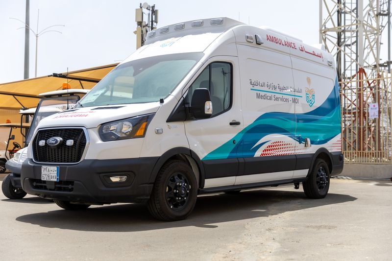 A fully equipped field hospital in Arafat is among the many features of a comprehensive healthcare system provided by the Ministry of Interior’s General Directorate of Medical Services. (Supplied)