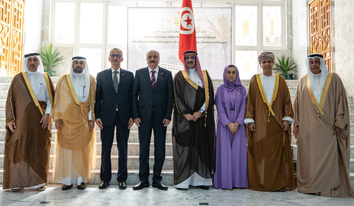 Ambassadors of the Gulf Cooperation Council accredited to Tunisia also attended the event. (Supplied)