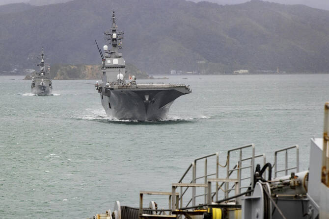 Japan’s UN ambassador on Thursday dismissed as “ridiculous” Russia’s criticism of its military buildup at a time when Moscow was continuing its war against Ukraine in violation of the UN Charter. (AP/File)