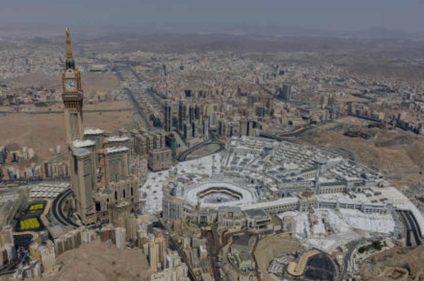 General view of the Grand Mosque during Hajj in the holy city of Makkah, Saudi Arabia, May 29, 2026. (Reuters)