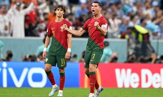 With Cristiano Ronaldo set to be 45 years old when Portugal hosts the 2030 World Cup alongside Spain and Morocco, one might think it’s unlikely that he’ll be on the squad for what would be his seventh World Cup. (AFP/File)