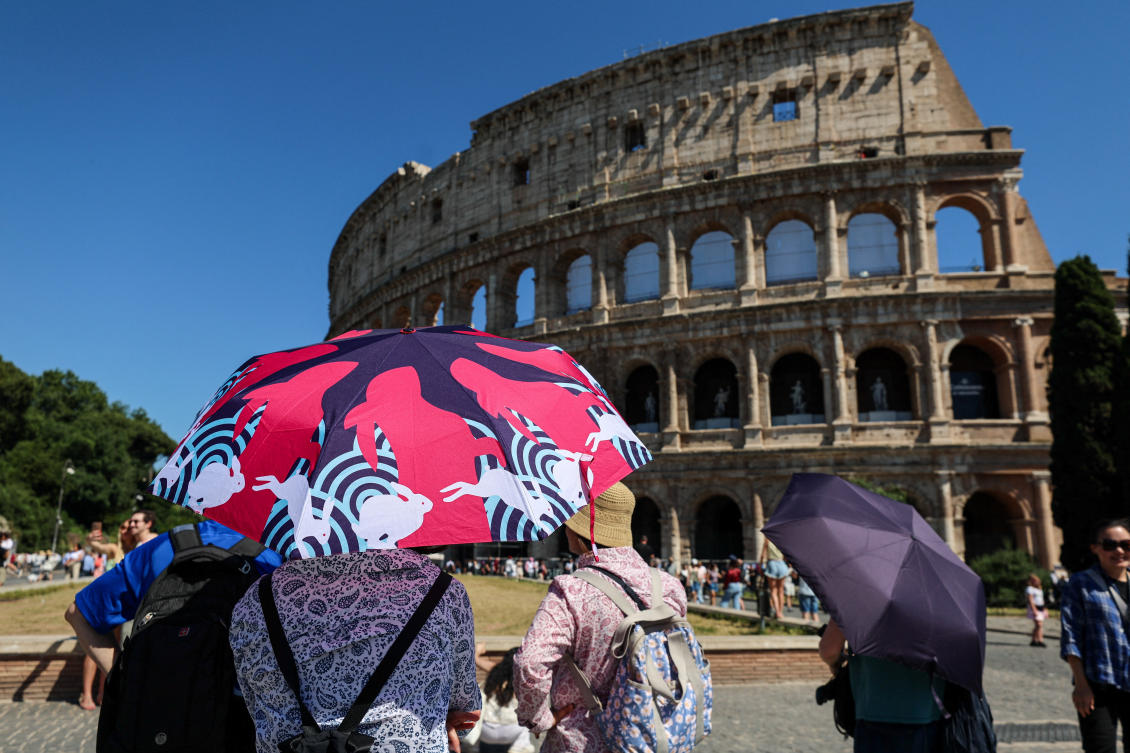 Horses bolt through Rome after policeman lights fireworks at parade rehearsal