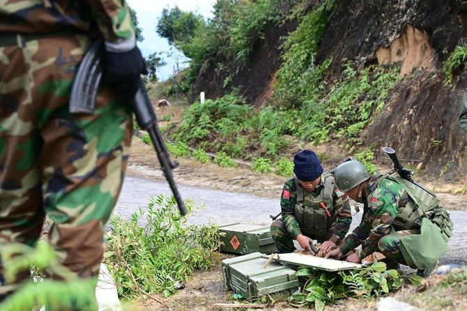 The Ta’ang National Liberation Army is one of the group's controlling Myanmar’s northern Shan state, where the explosion took place. (AFP/File)