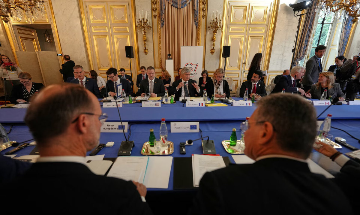 G7 trade minister meet in Paris, France, May 6, 2026. (Reuters)