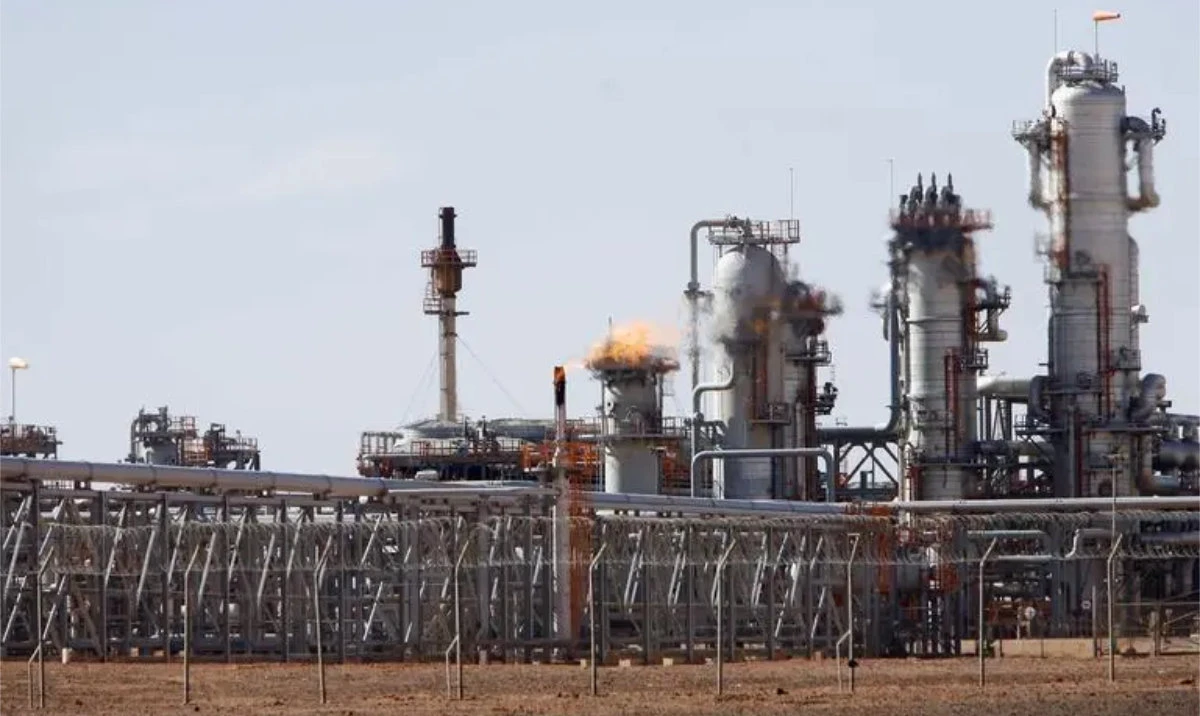 A view of Krechba gas treatment plant, about 1200 km (746 miles) south Algiers. (Reuters)