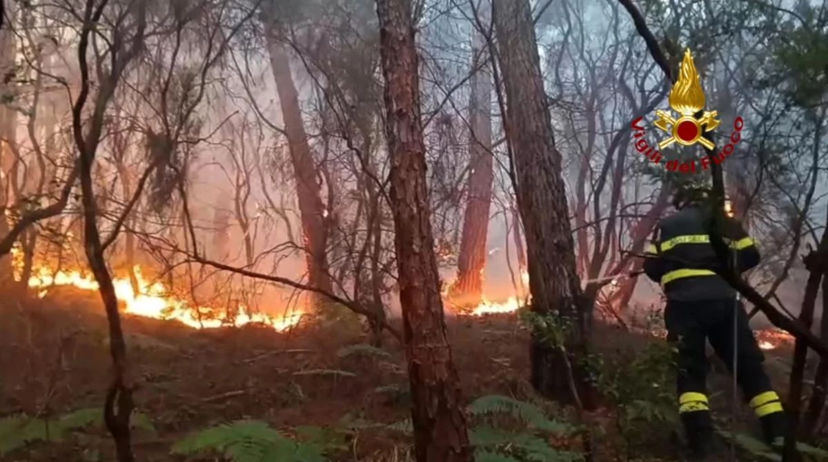 Thousands flee Tuscany wildfire