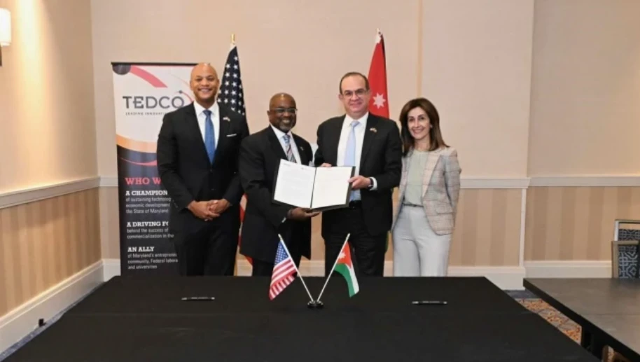 The memorandum of understanding was signed by Jordan’s Minister of Digital Economy and Entrepreneurship Sami Smeirat during his visit to the US. Petra