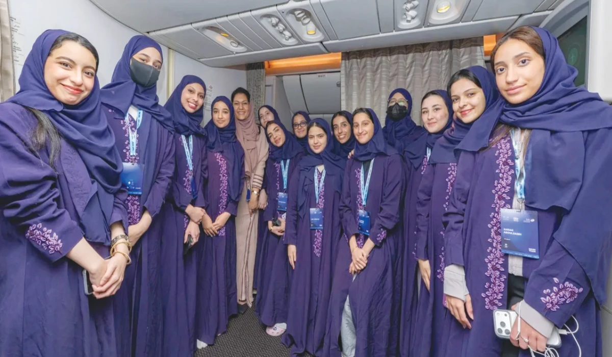 Princess Reema meets Saudi team for ISEF 2026