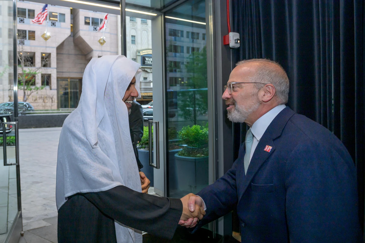 Foreign Policy magazine hosts Muslim World League’s chief for talks on religion, global issues