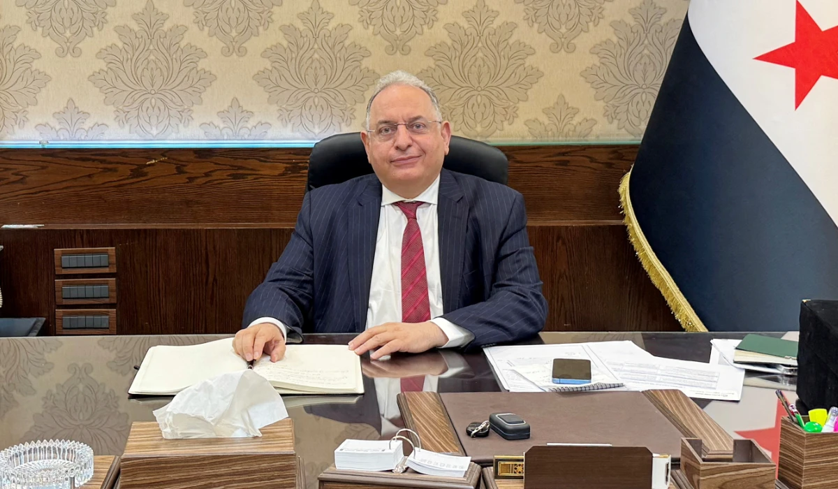 Syrian Finance Minister, Yisr Barnieh.