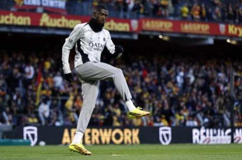 Dembele sets example for PSG with defensive intensity before Arsenal clash
