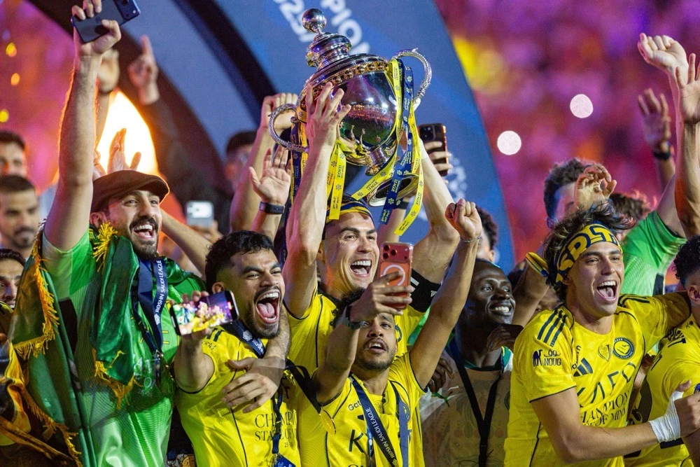Ronaldo brace powers Al-Nassr to Saudi Pro League title