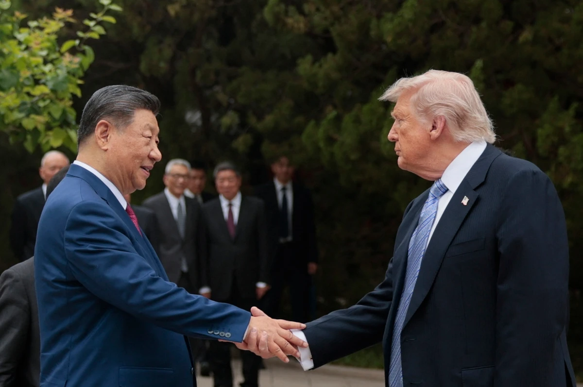 Time will tell if this is the passing of the baton to China from a US in decline or merely a phase of US downturn (File/AFP)
