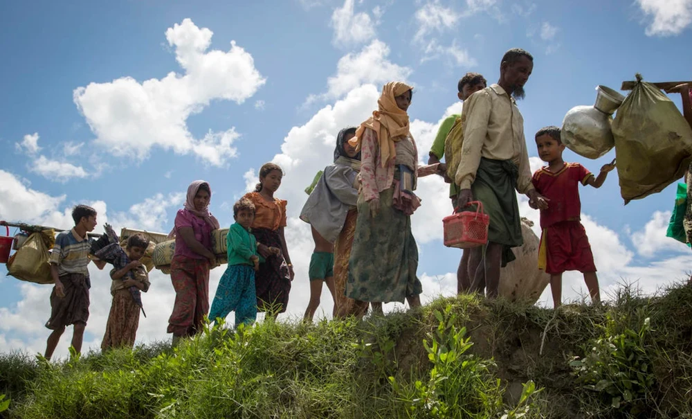 Rohingya are not simply trapped by the old genocidal state; now also vulnerable to the ethnic nationalist forces. (UNHCR)