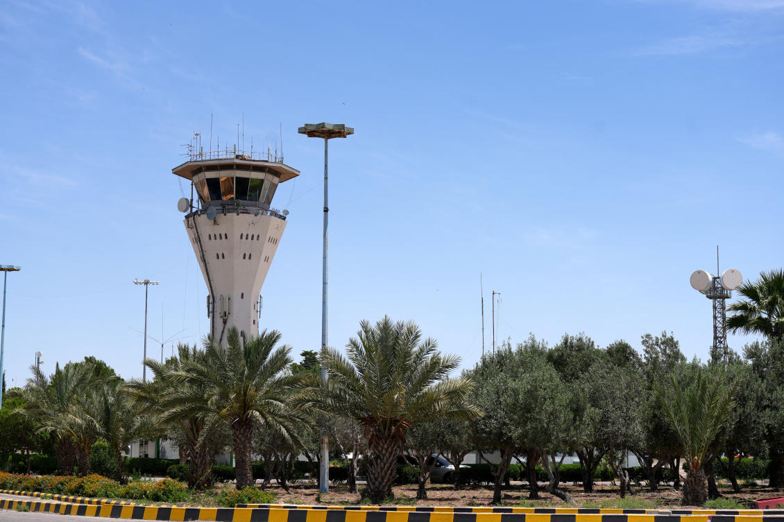 Above, the air traffic control tower at Damascus International Airport. The opening of its airspace is potentially lucrative for Syria, which increased the fees it charges airlines early this year. (Syria’s General Authority of Civil Aviation via Reuters)