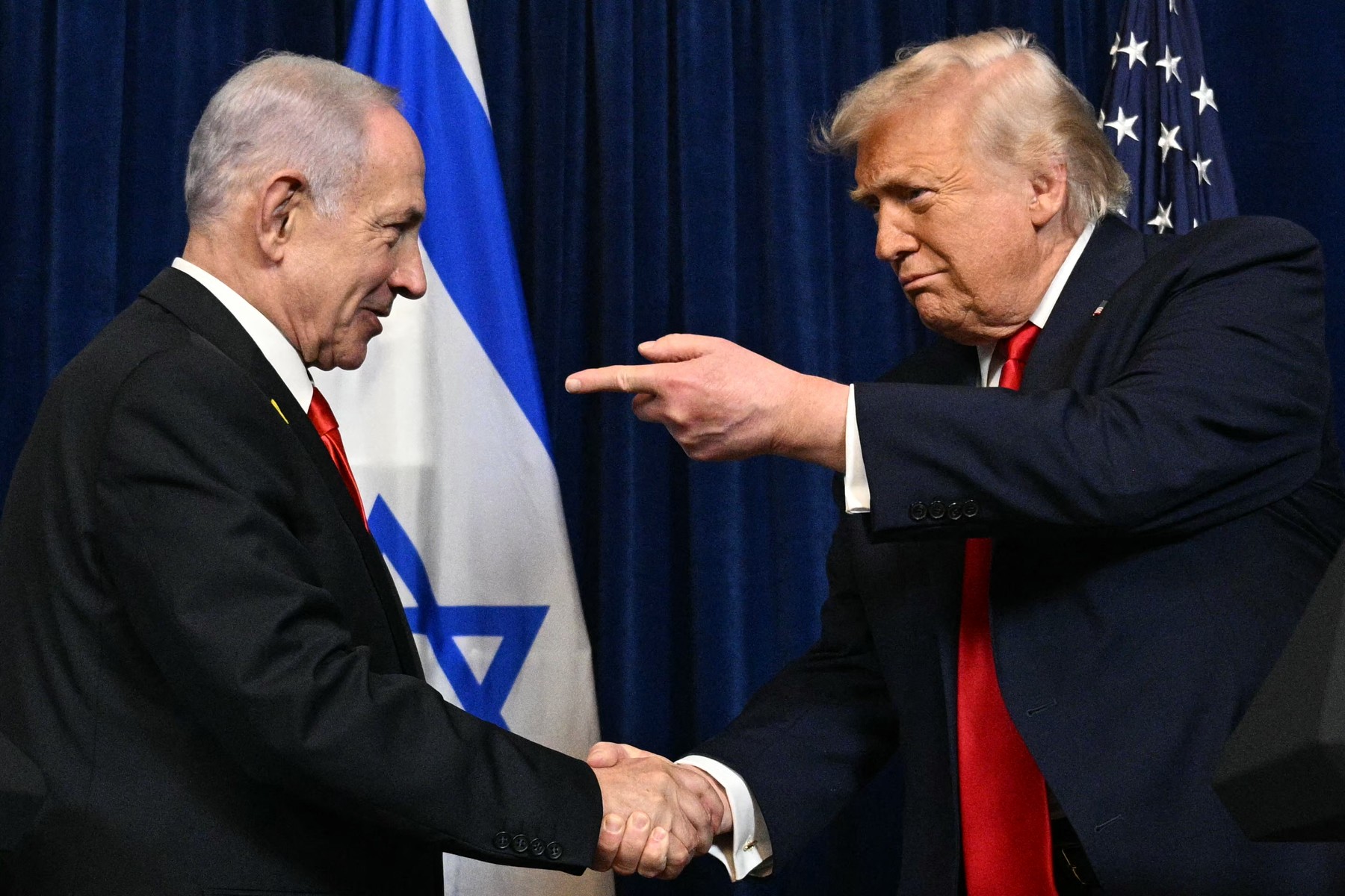 The expletive-laden call was one US President Donald Trump’s worst with Israeli Prime Minister Benjamin Netanyahu since he returned to office, Axios reported. (AFP file photo)