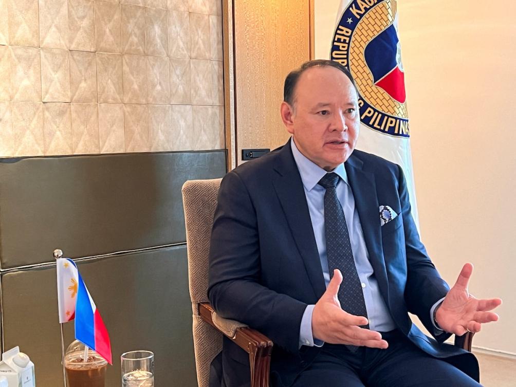 Philippine Defense Secretary Gilberto Teodoro said China remains a “severe threat” with no show of long-term good faith. (Reuters)