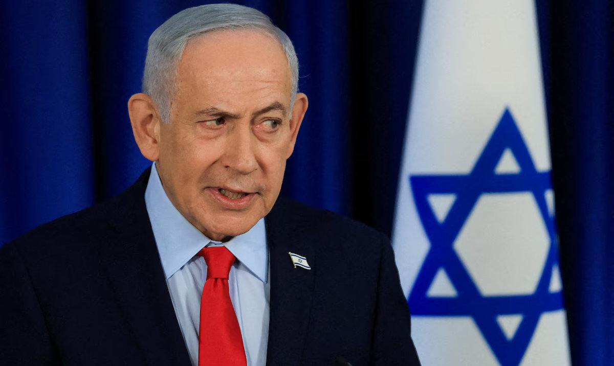 Israeli Prime Minister Benjamin Netanyahu speaks during a press conference, amid the US-Israel conflict with Iran, in Jerusalem, March 19, 2026. (Reuters)