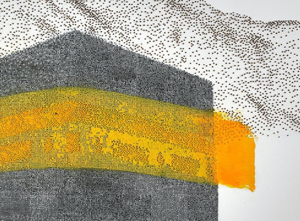 Hussain Al-Sadah and Sahar Al-Omair transform ordinary materials into intricate artworks that explore memory, culture, environmental change and human connection. (Supplied)