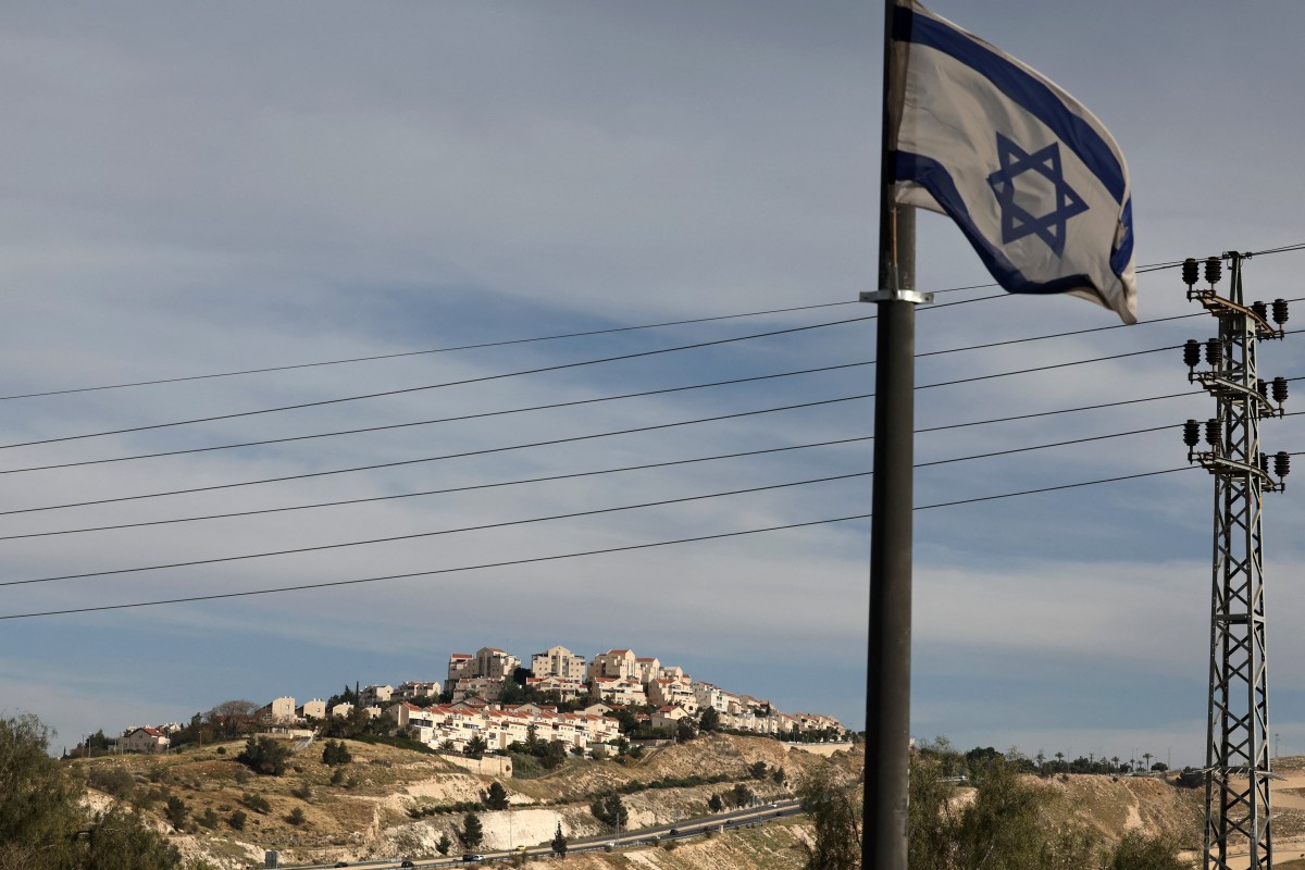 This photograph shows the Israeli settlement of Maale Adumim in the occupied West Bank on the outskirts of Jerusalem, Apr. 24, 2026. (AFP)