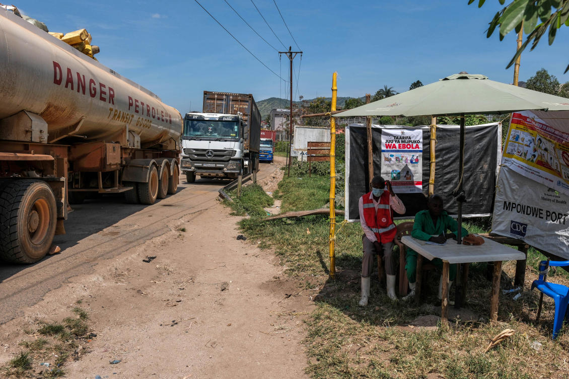 The border closure, effective since May 28, followed Congo's Ebola outbreak in Ituri province. (AP)