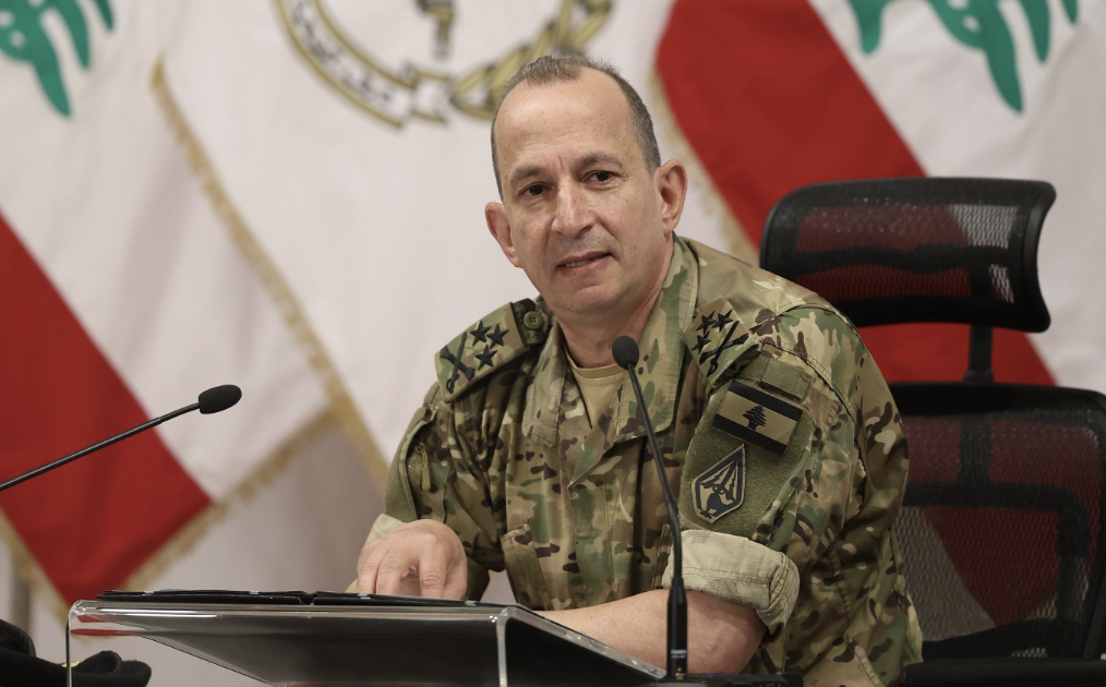 Lebanese army commander General Rudolf Haykal has left on a visit to Pakistan, Lebanon’s army said on Saturday. (X/@LebarmyOfficial)