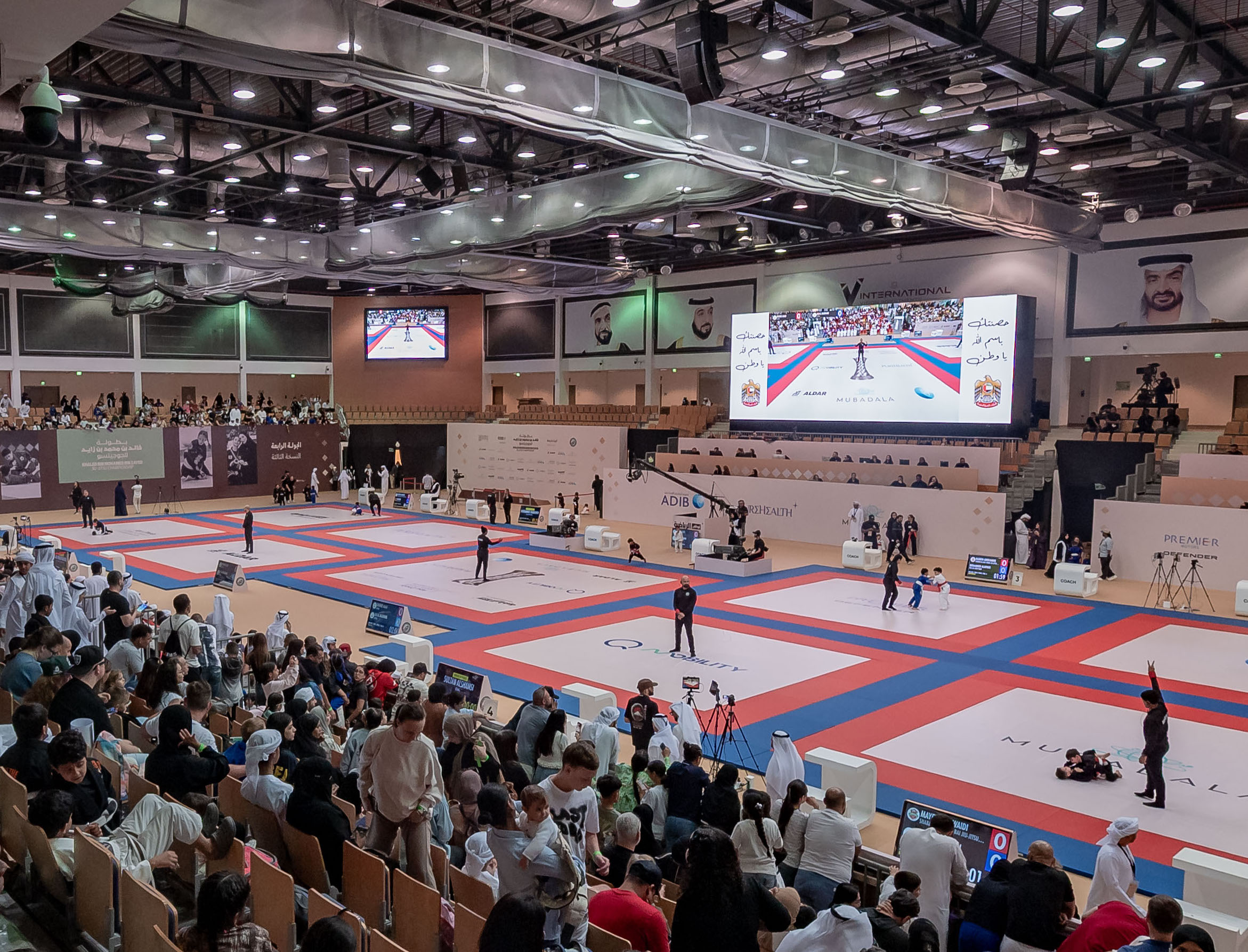 Khaled bin Mohamed bin Zayed Jiu-Jitsu Championship (Gi) concluded on Sunday at Mubadala Arena with competition in the Kids and U-12 categories. (UAEJJF)
