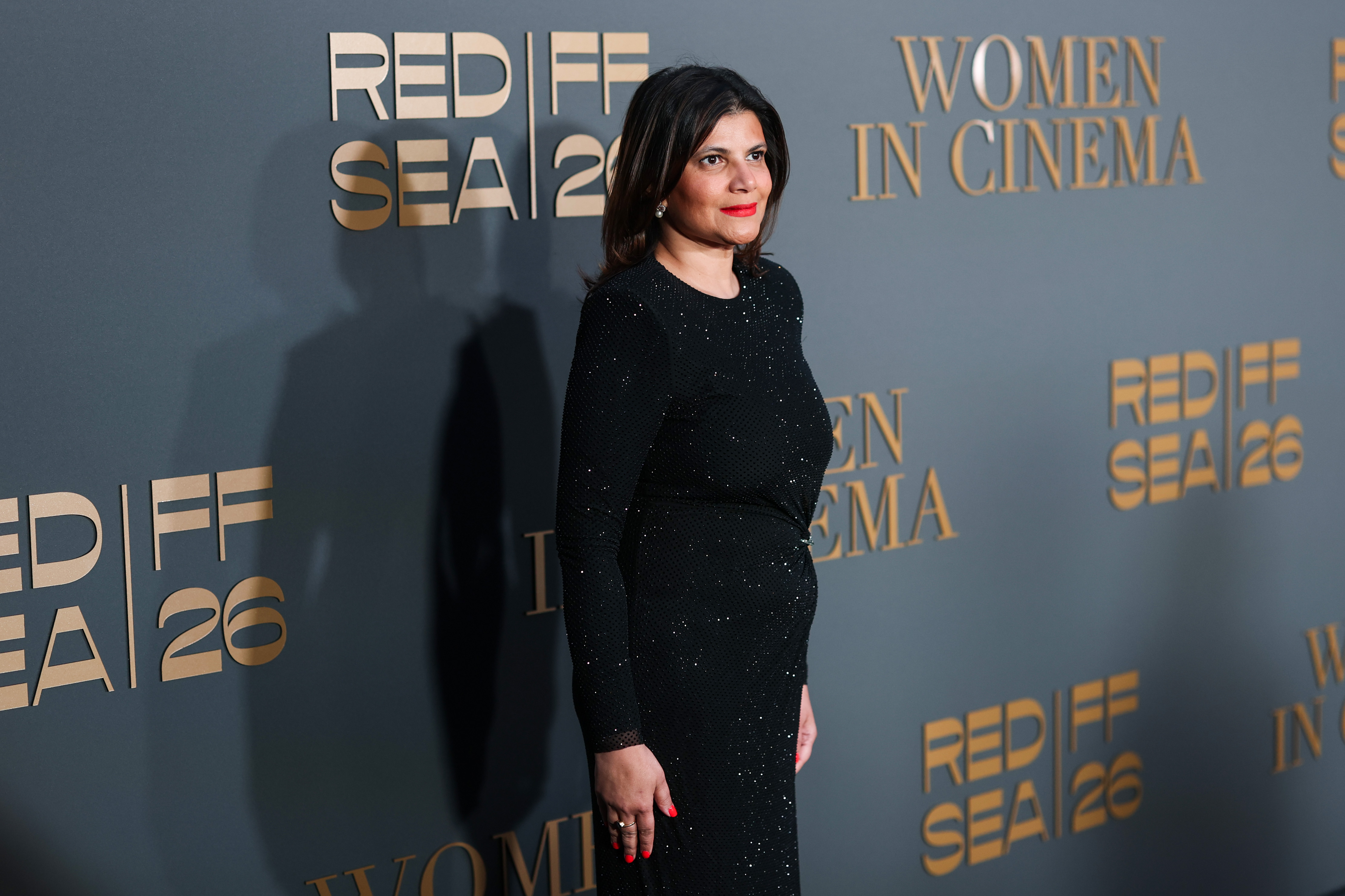 Shivani Pandya Malhotra attends the red carpet of The Red Sea Film Foundation's 2026 "Women In Cinema" Gala In Cannes at Hotel du Cap-Eden-Roc on May 14, 2026 in Cap d'Antibes, France. (Photo by Jacopo Raule/Getty Images for Red Sea Film Foundation)