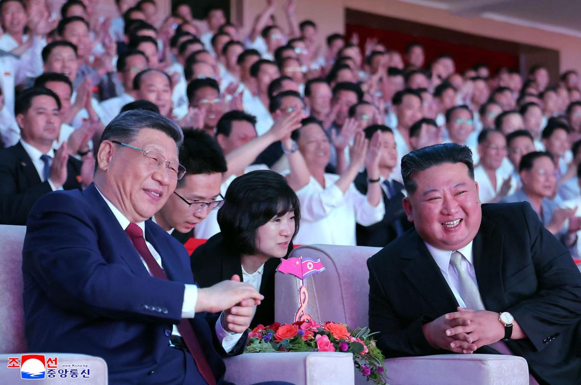 Chinese President Xi Jinping and North Korean leader Kim Jong Un have underscored their commitment to deepen cooperation in a closely watched summit. (AFP)