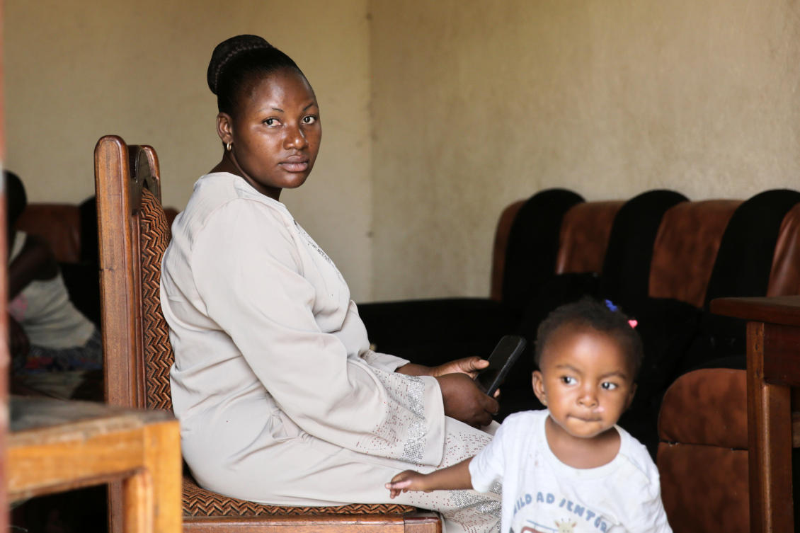 Esperance Masinda, an Ebola survivor, poses for a photo at her home in Beni, Congo, Tuesday, June 2, 2026. (AP)