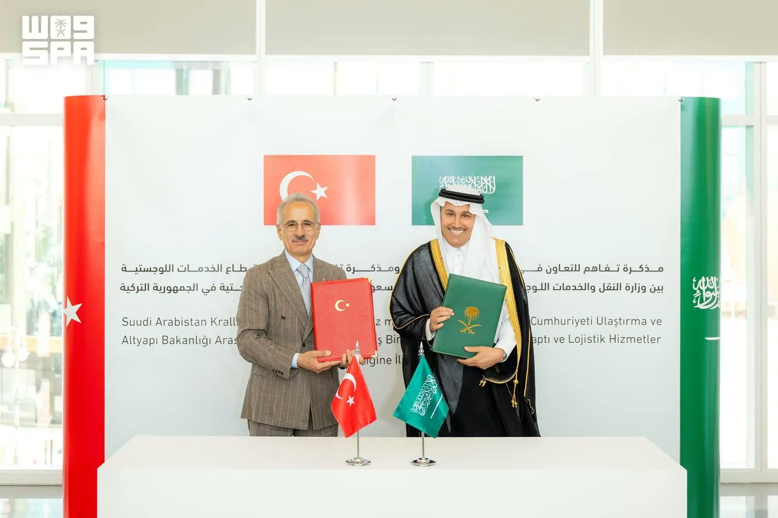 Saudi Arabia and Turkiye have signed an agreement to strengthen cooperation in the railway sector, as the Kingdom continues to work to expand its transport infrastructure and logistics capabilities. (SPA)