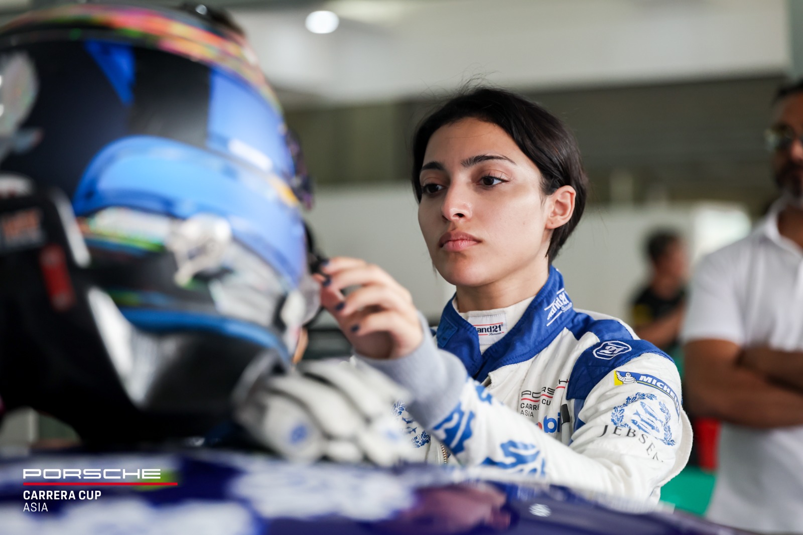 Emirati racing driver Amna Al-Qubaisi. (Supplied)