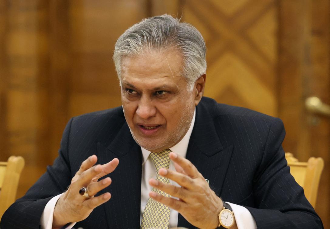 Pakistan's Deputy Prime Minister and Foreign Minister Ishaq Dar. (File/AFP)